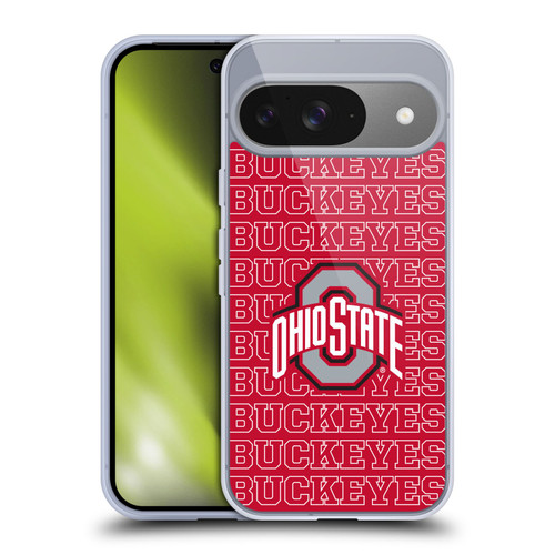 Ohio State University Logo Outline Buckeyes Soft Gel Case for Google Pixel 9 / Pixel 9 Pro
