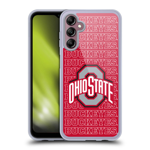 Ohio State University Logo Outline Buckeyes Soft Gel Case for Samsung Galaxy A14 5G