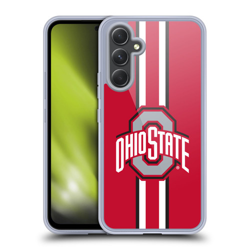 Ohio State University Logo Stripes Soft Gel Case for Samsung Galaxy A54 5G