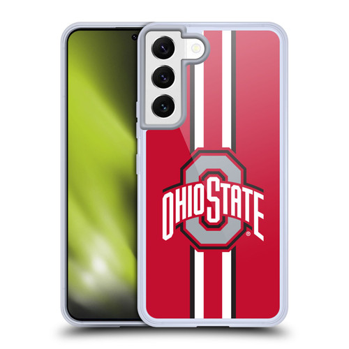 Ohio State University Logo Stripes Soft Gel Case for Samsung Galaxy S22 5G & MagSafe
