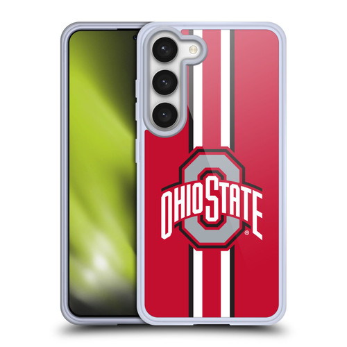 Ohio State University Logo Stripes Soft Gel Case for Samsung Galaxy S23 5G
