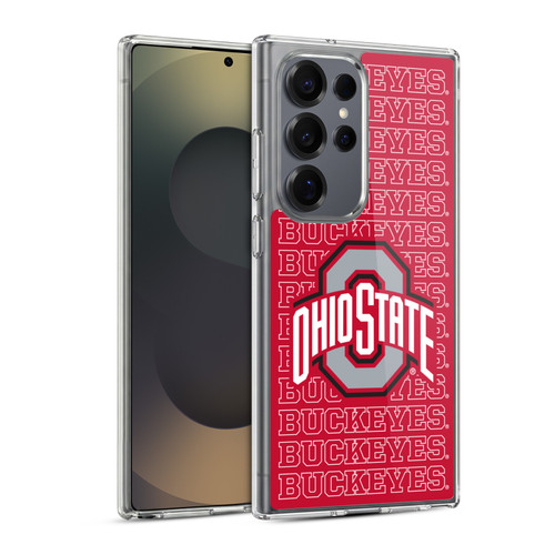 Ohio State University Logo Outline Buckeyes Soft Gel Case for Samsung Galaxy S25 Ultra & MagSafe