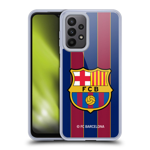 FC Barcelona 2020/21 Crest Kit Home Soft Gel Case for Samsung Galaxy A23 / 5G (2022)