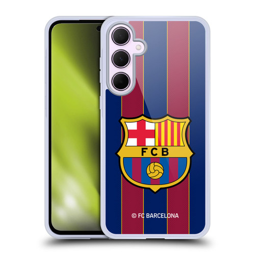 FC Barcelona 2020/21 Crest Kit Home Soft Gel Case for Samsung Galaxy A35 5G