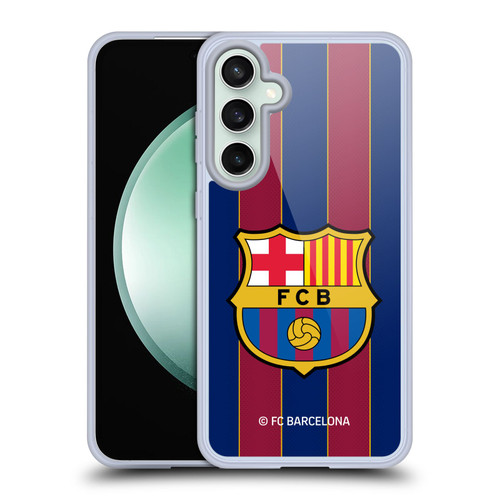 FC Barcelona 2020/21 Crest Kit Home Soft Gel Case for Samsung Galaxy S23 FE 5G