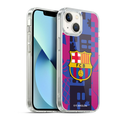 FC Barcelona 2021/22 CREST KIT Third Soft Gel Case for Apple iPhone 13