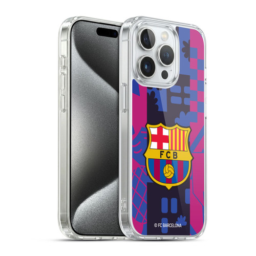 FC Barcelona 2021/22 CREST KIT Third Soft Gel Case for Apple iPhone 15 Pro