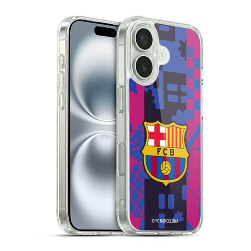 FC Barcelona 2021/22 CREST KIT Third Soft Gel Case for Apple iPhone 16