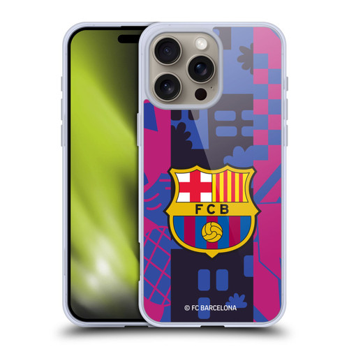 FC Barcelona 2021/22 CREST KIT Third Soft Gel Case for Apple iPhone 16 Pro Max