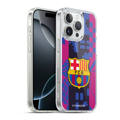 FC Barcelona 2021/22 CREST KIT Third Soft Gel Case for Apple iPhone 16 Pro