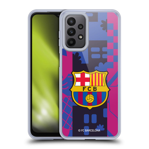 FC Barcelona 2021/22 CREST KIT Third Soft Gel Case for Samsung Galaxy A23 / 5G (2022)