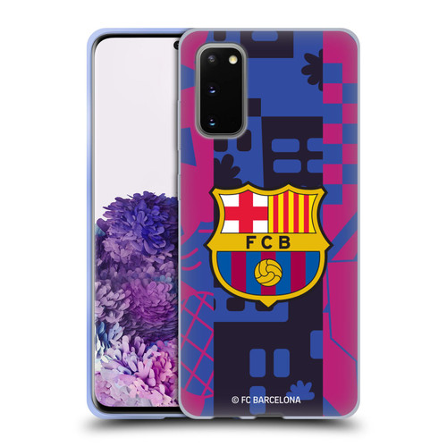 FC Barcelona 2021/22 CREST KIT Third Soft Gel Case for Samsung Galaxy S20 / S20 5G