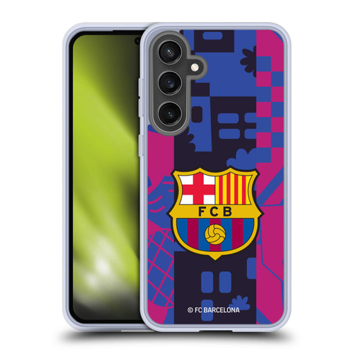 FC Barcelona 2021/22 CREST KIT Third Soft Gel Case for Samsung Galaxy S24 FE