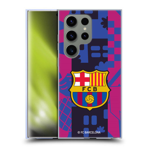 FC Barcelona 2021/22 CREST KIT Third Soft Gel Case for Samsung Galaxy S24 Ultra 5G