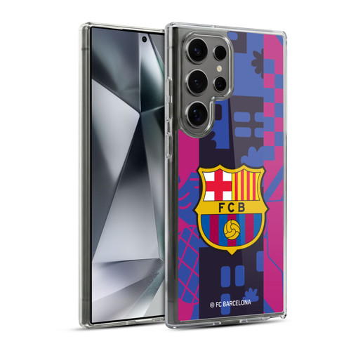 FC Barcelona 2021/22 CREST KIT Third Soft Gel Case for Samsung Galaxy S24 Ultra 5G