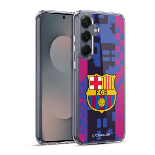 FC Barcelona 2021/22 CREST KIT Third Soft Gel Case for Samsung Galaxy S25+