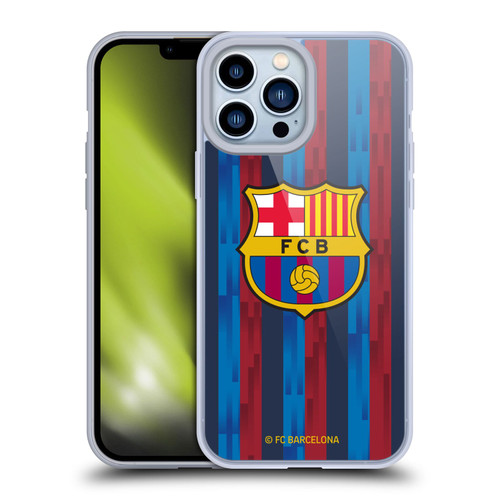 FC Barcelona 2022/23 Crest Kit Home Soft Gel Case for Apple iPhone 13 Pro Max
