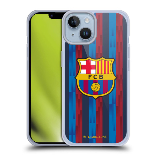 FC Barcelona 2022/23 Crest Kit Home Soft Gel Case for Apple iPhone 14