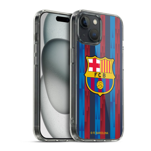 FC Barcelona 2022/23 Crest Kit Home Soft Gel Case for Apple iPhone 15