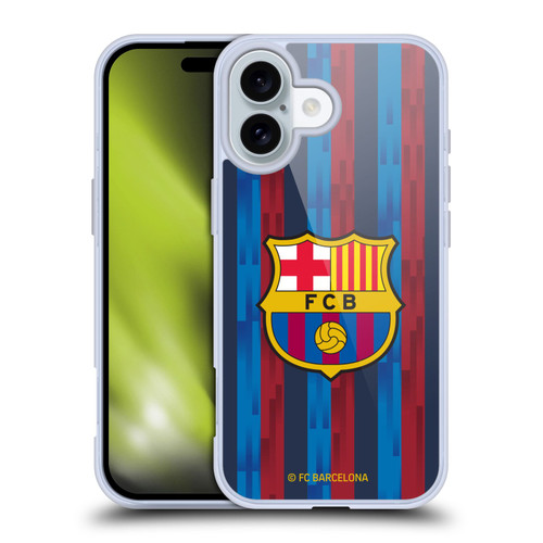 FC Barcelona 2022/23 Crest Kit Home Soft Gel Case for Apple iPhone 16