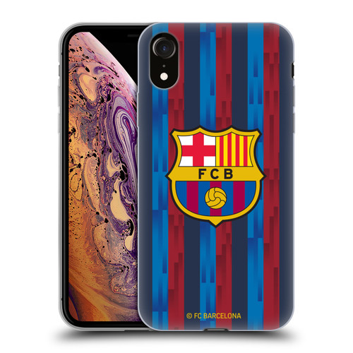 FC Barcelona 2022/23 Crest Kit Home Soft Gel Case for Apple iPhone XR
