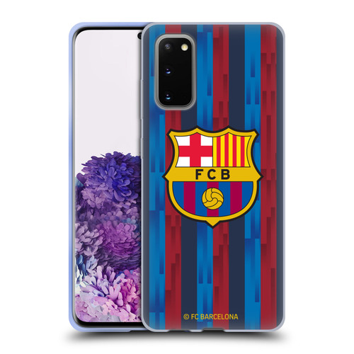 FC Barcelona 2022/23 Crest Kit Home Soft Gel Case for Samsung Galaxy S20 / S20 5G