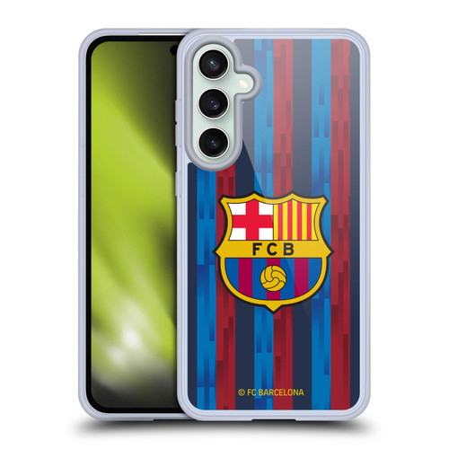 FC Barcelona 2022/23 Crest Kit Home Soft Gel Case for Samsung Galaxy S23 FE 5G