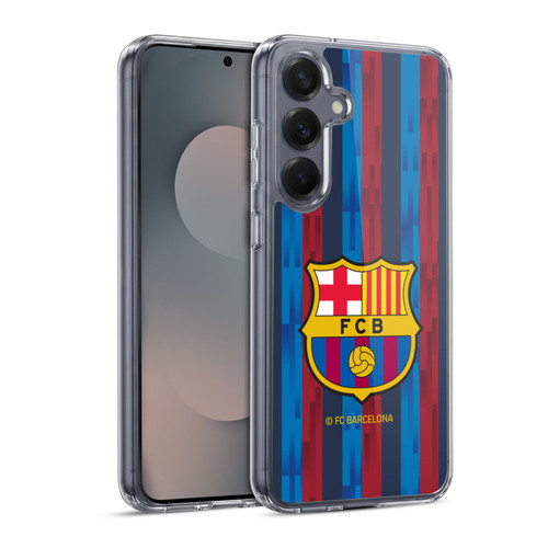 FC Barcelona 2022/23 Crest Kit Home Soft Gel Case for Samsung Galaxy S25 & MagSafe