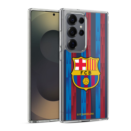 FC Barcelona 2022/23 Crest Kit Home Soft Gel Case for Samsung Galaxy S25 Ultra & MagSafe