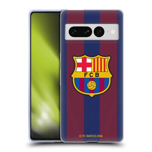 FC Barcelona 2023/24 Crest Kit Home Soft Gel Case for Google Pixel 7 Pro