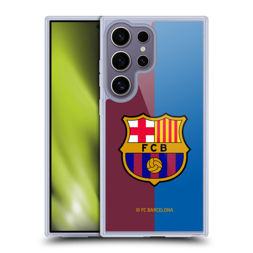 FC Barcelona 2024/25 Crest Kit Home Soft Gel Case for Samsung Galaxy S25 Ultra