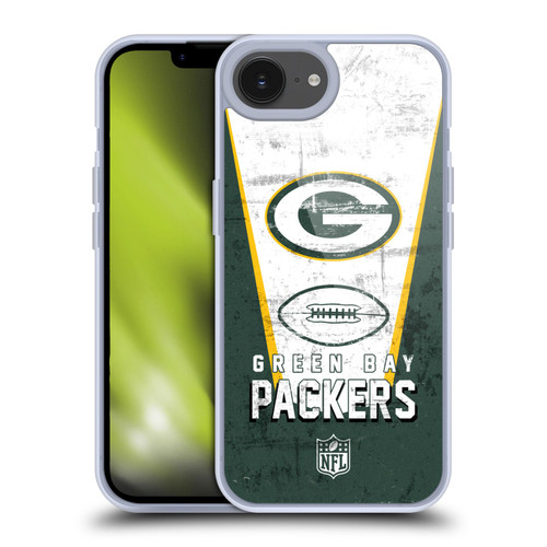 NFL Green Bay Packers Logo Art Banner Soft Gel Case for Apple iPhone 16e