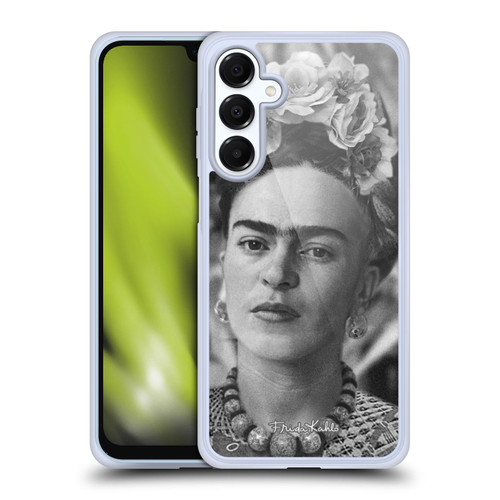 Frida Kahlo Portraits And Quotes Floral Headdress Soft Gel Case for Samsung Galaxy A16 5G