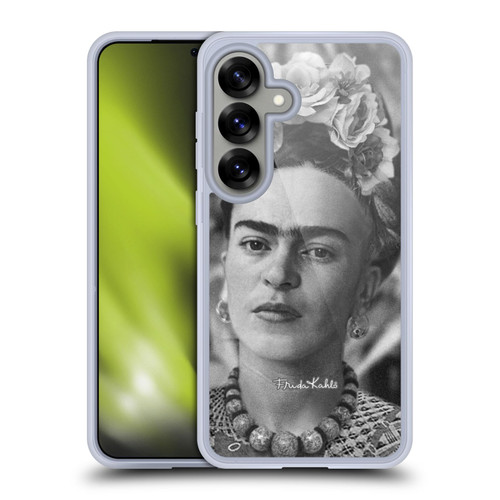 Frida Kahlo Portraits And Quotes Floral Headdress Soft Gel Case for Samsung Galaxy S25