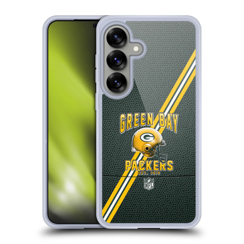 NFL Green Bay Packers Logo Art Football Stripes Soft Gel Case for Samsung Galaxy S25
