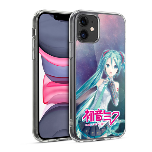 Hatsune Miku Graphics Nebula Soft Gel Case for Apple iPhone 11