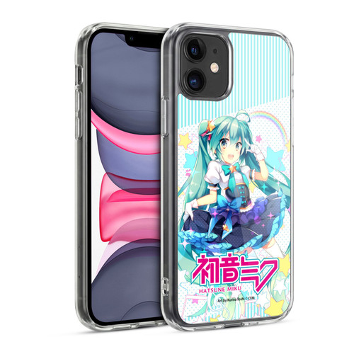 Hatsune Miku Graphics Stars And Rainbow Soft Gel Case for Apple iPhone 11