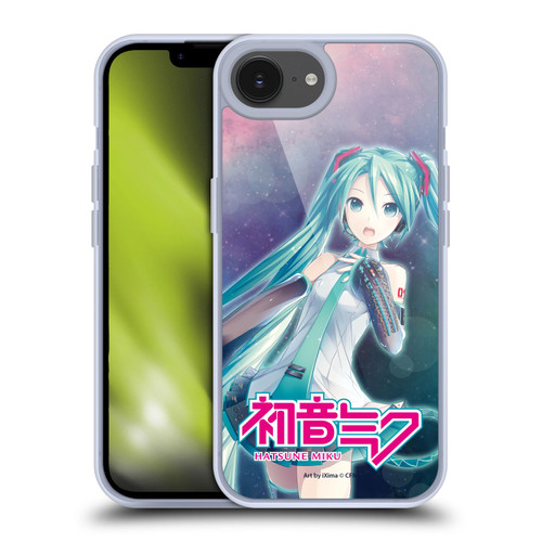 Hatsune Miku Graphics Nebula Soft Gel Case for Apple iPhone 16e & MagSafe