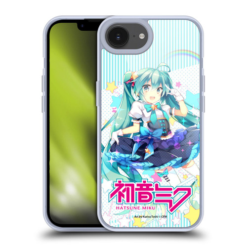 Hatsune Miku Graphics Stars And Rainbow Soft Gel Case for Apple iPhone 16e & MagSafe