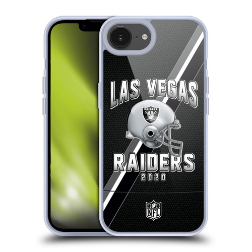NFL Las Vegas Raiders Logo Art Football Stripes 100th Soft Gel Case for Apple iPhone 16e NFL Las Vegas Raiders Logo Art Football Stripes 100th Soft Gel Case for Apple iPhone 16e