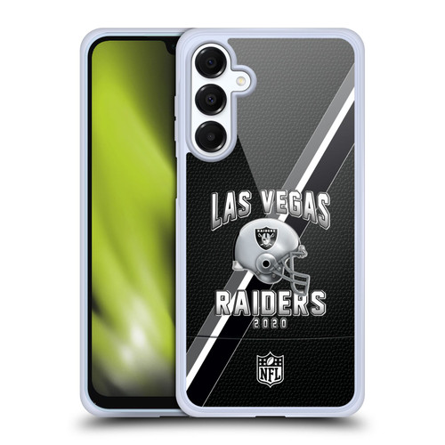 NFL Las Vegas Raiders Logo Art Football Stripes 100th Soft Gel Case for Samsung Galaxy A16 5G