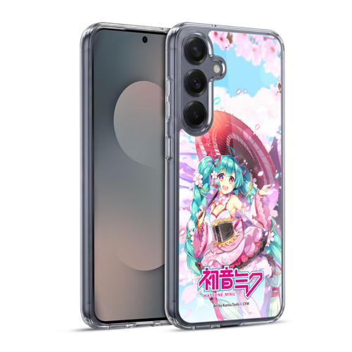 Hatsune Miku Graphics Sakura Soft Gel Case for Samsung Galaxy S25+ & MagSafe
