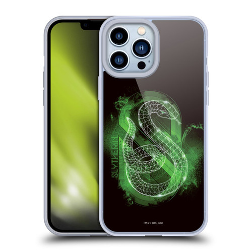 Harry Potter Deathly Hallows XVIII Slytherin Soft Gel Case for Apple iPhone 13 Pro Max