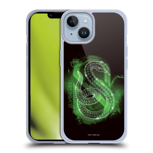 Harry Potter Deathly Hallows XVIII Slytherin Soft Gel Case for Apple iPhone 14 Harry Potter Deathly Hallows XVIII Slytherin Soft Gel Case for Apple iPhone 14
