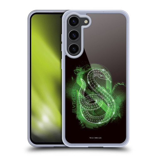 Harry Potter Deathly Hallows XVIII Slytherin Soft Gel Case for Samsung Galaxy S23+ 5G
