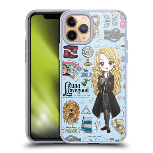 Harry Potter Deathly Hallows XXXVII Luna Pattern Soft Gel Case for Apple iPhone 11 Pro
