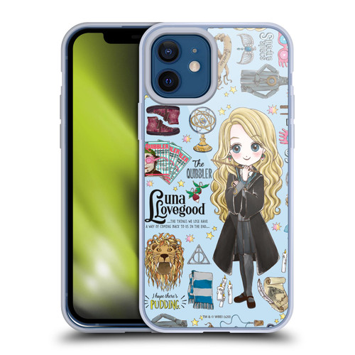 Harry Potter Deathly Hallows XXXVII Luna Pattern Soft Gel Case for Apple iPhone 12 / iPhone 12 Pro
