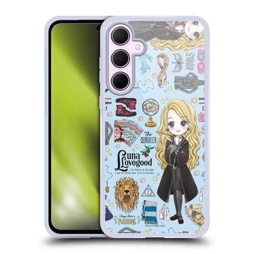 Harry Potter Deathly Hallows XXXVII Luna Pattern Soft Gel Case for Samsung Galaxy A35 5G