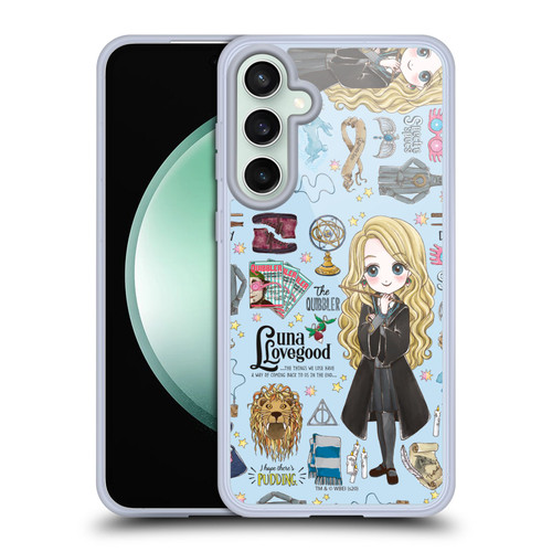 Harry Potter Deathly Hallows XXXVII Luna Pattern Soft Gel Case for Samsung Galaxy S23 FE 5G