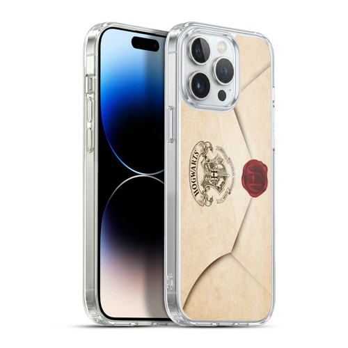 Harry Potter Hogwarts Letter Envelope Acceptance Parchment Soft Gel Case for Apple iPhone 13 Pro Max